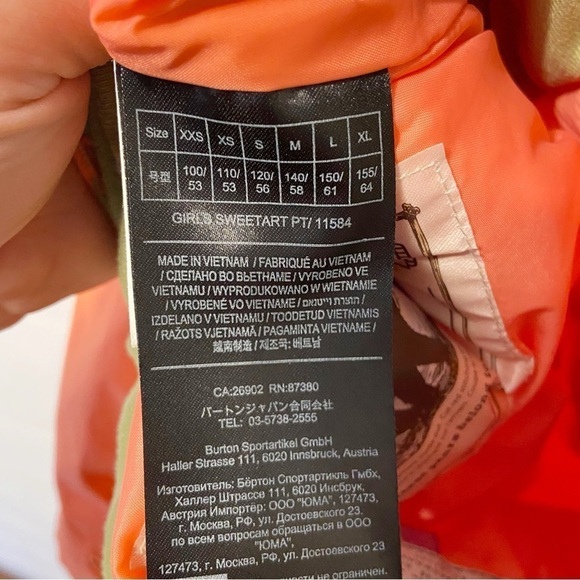 Burton | Girls Dryride Snowboard/Ski Pants Size Small - Picture 5 of 16